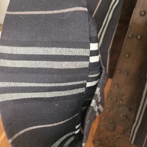 Burberry womans stripy, wide legs pants size 6 US